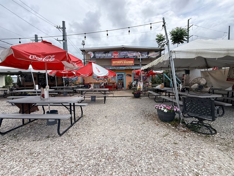 A Parking Lot Made Of Oyster Shells
