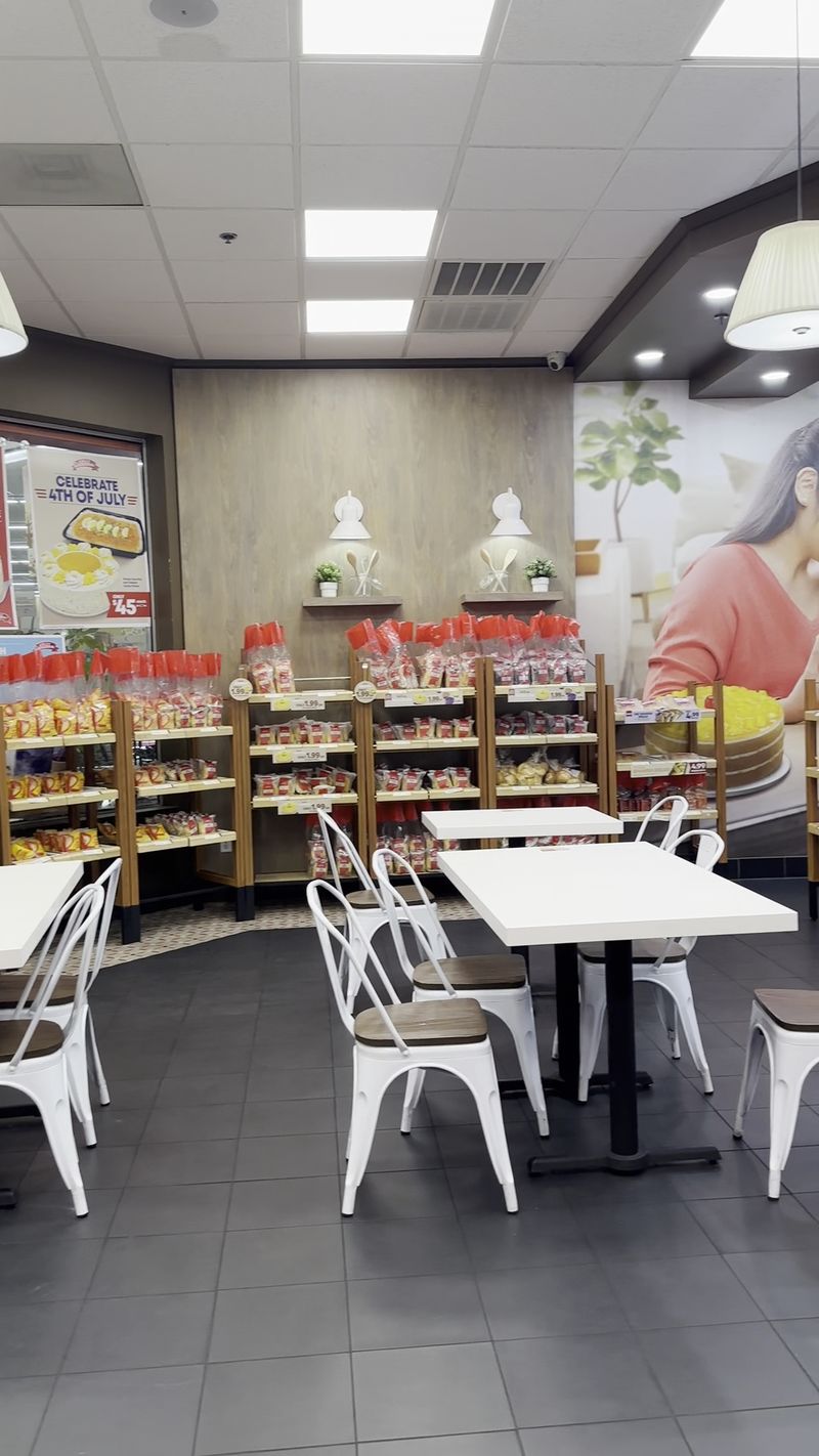 A Filipino Bakery Waiting Inside A Busy Supermarket