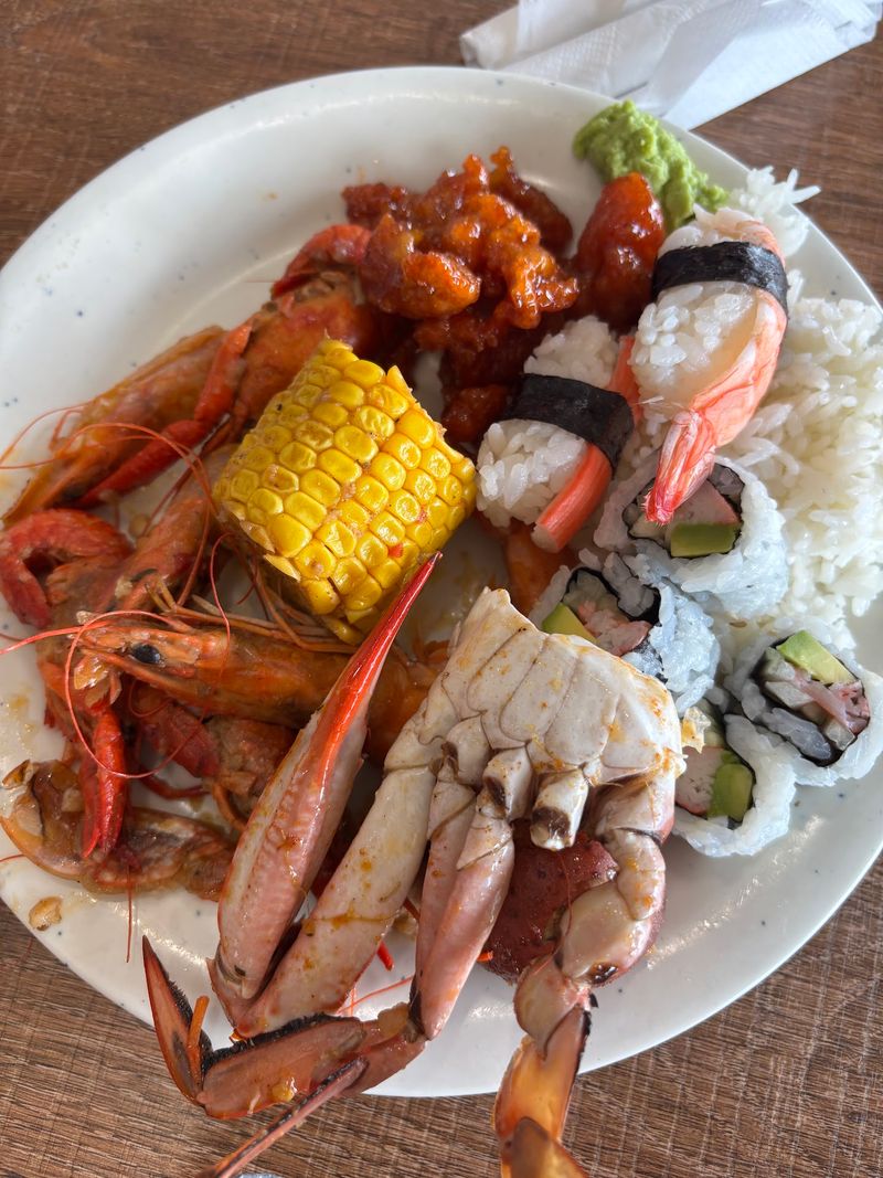 A Seafood Boil Meets A Chinese Buffet Under One Roof