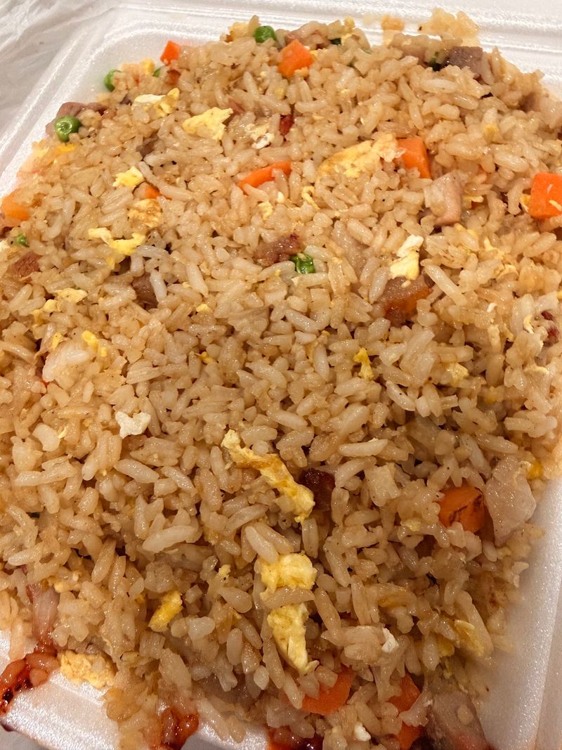 The Fried Rice Comes Ready For A Second Fork