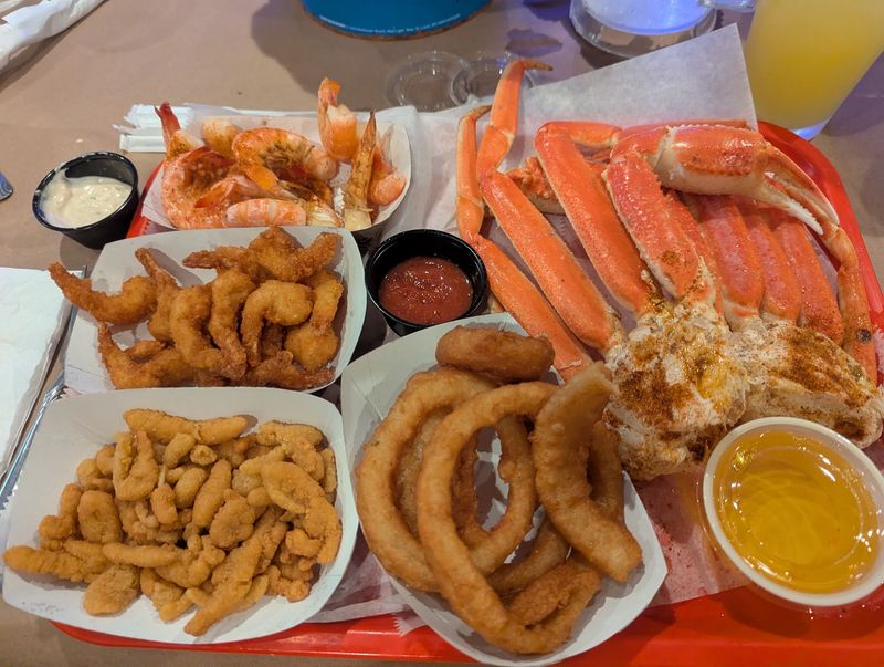 Those Crab Legs Keep Coming Until You Wave The White Napkin