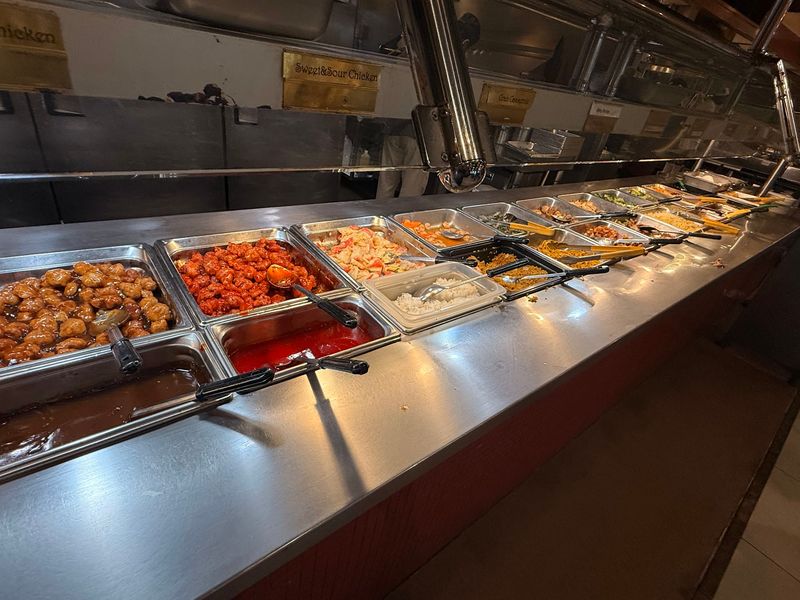 Two Cuisines Share One Very Happy Buffet Line