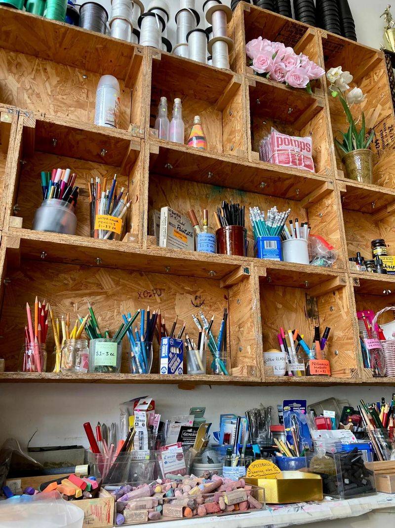 Where Old Art Supplies Get A Brand-New Story