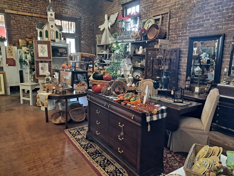 An Antique Mall Inside An Old Cotton Mill