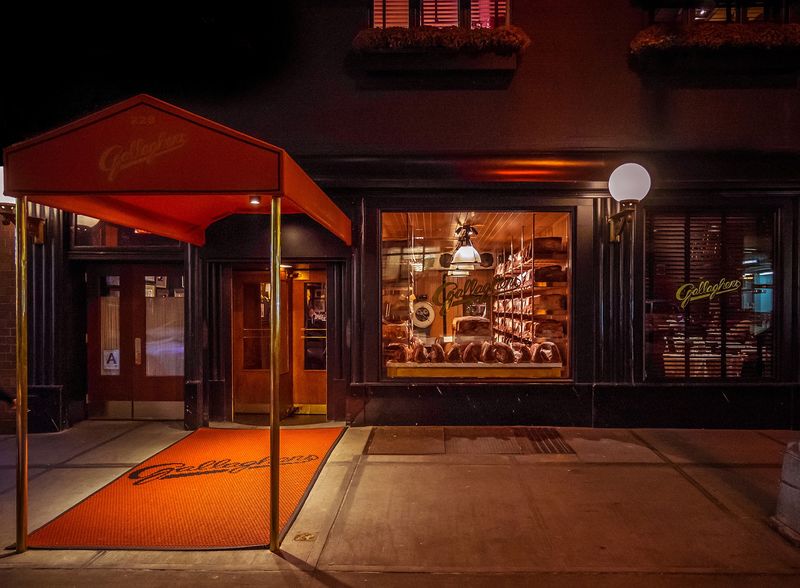 A Glowing Window Full Of Beef