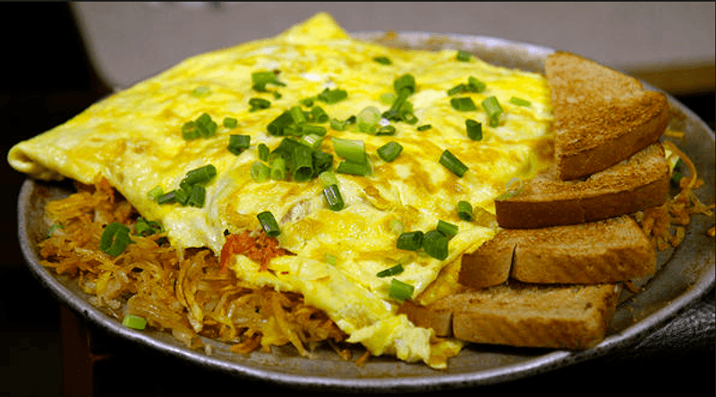 The Omelet That Uses A Full Carton Of Eggs