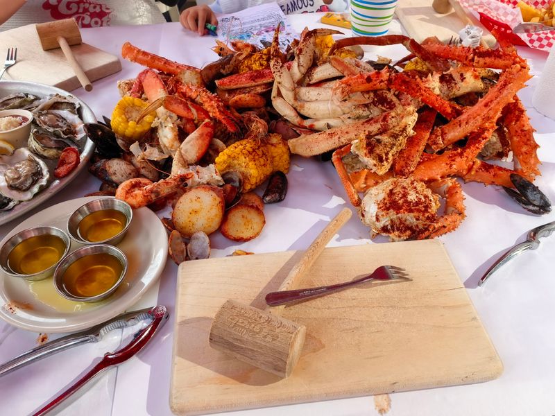 The Famous Seafeast Spilled Right On The Table