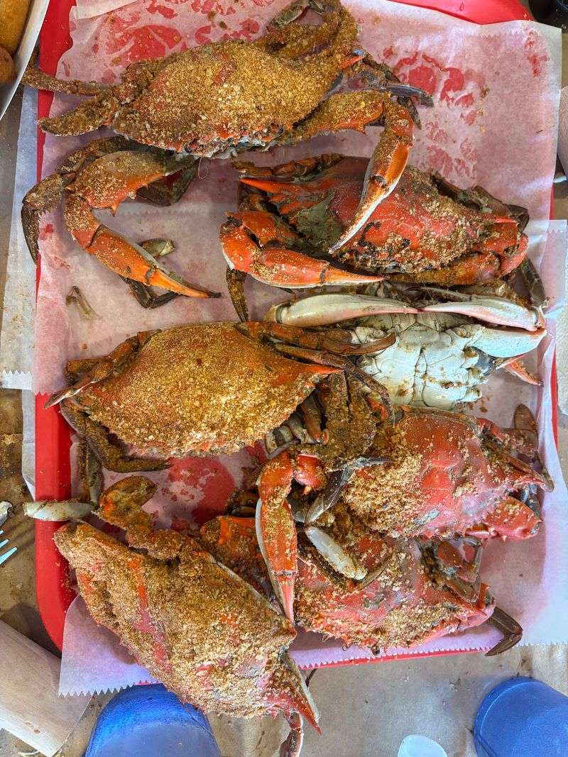 Maryland Blue Crabs Show Up By The Dozen, Seasoning Included