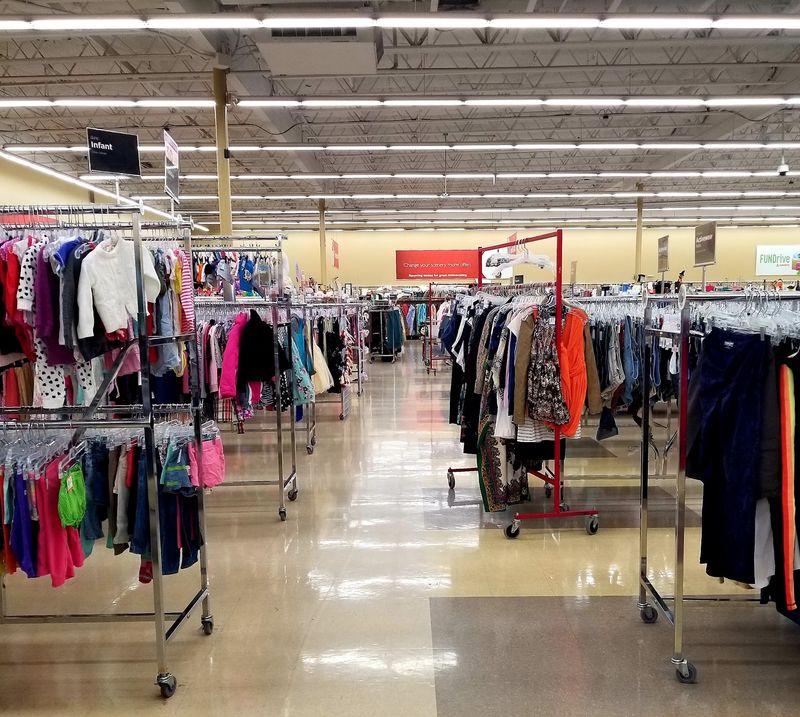 Racks Of Clothes For Everyone In The Family