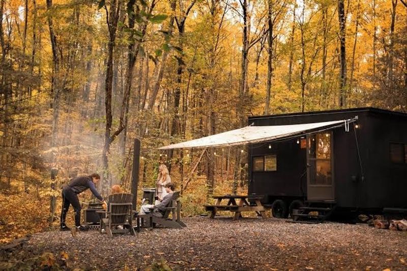 Tiny Cabins Hiding In The Blue Ridge Foothills