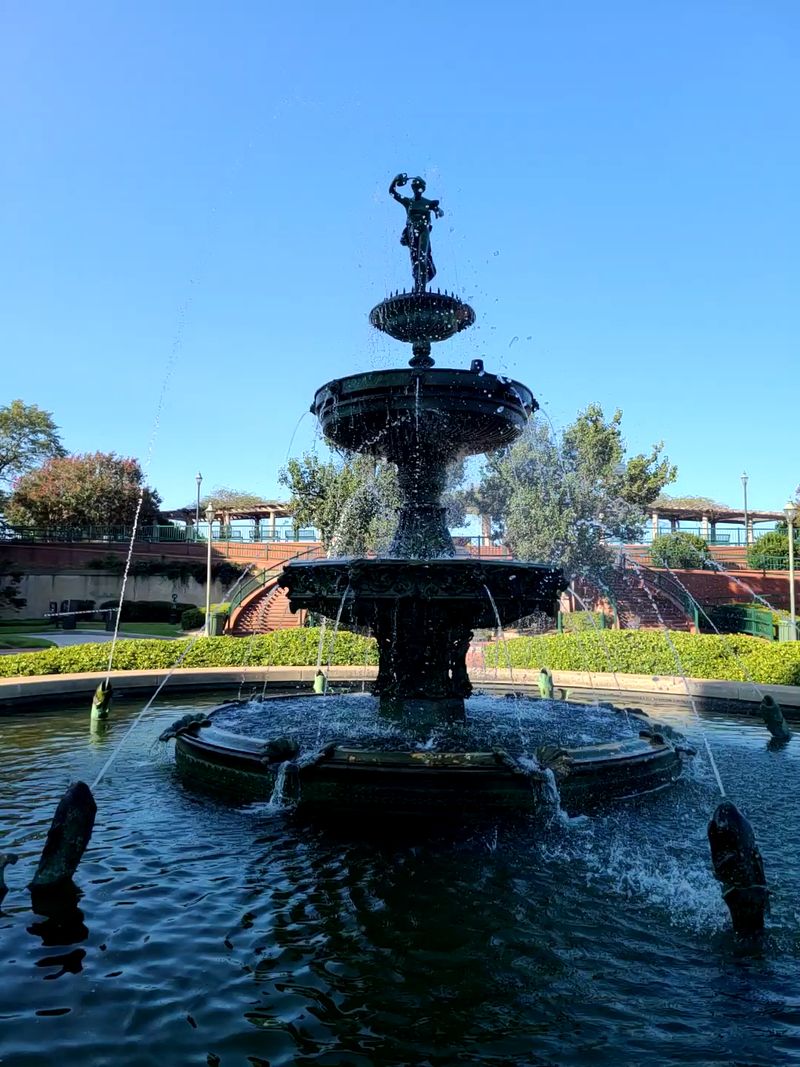 Kids Will Head Straight For The Splash Fountain