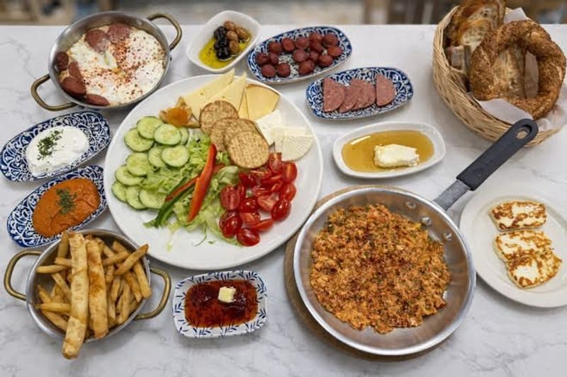 One Order, A Whole Table Full Of Plates