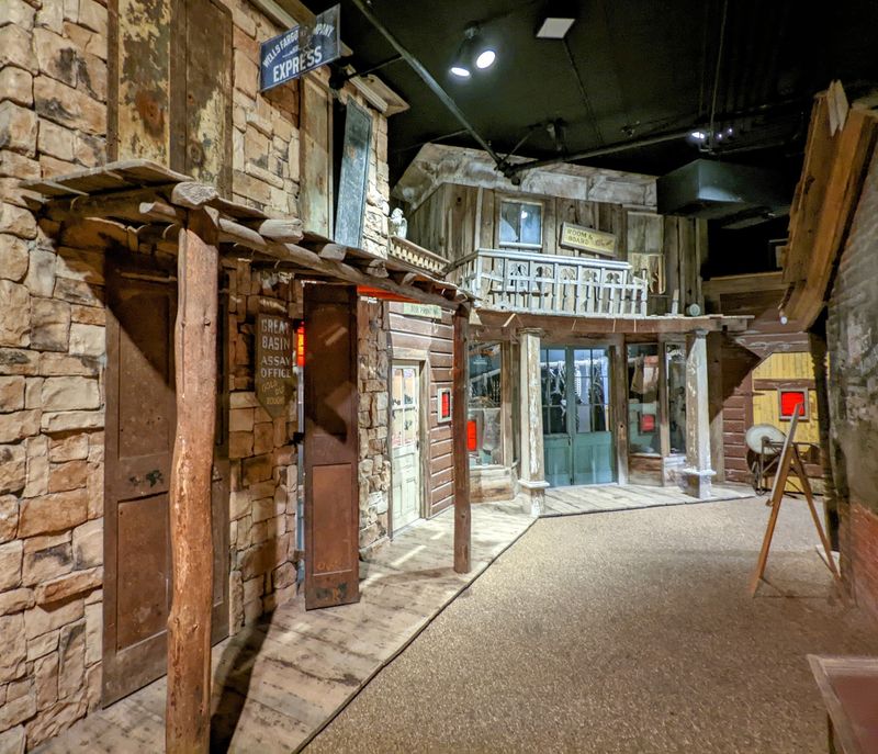 Ghost Town Streets Rebuilt Indoors