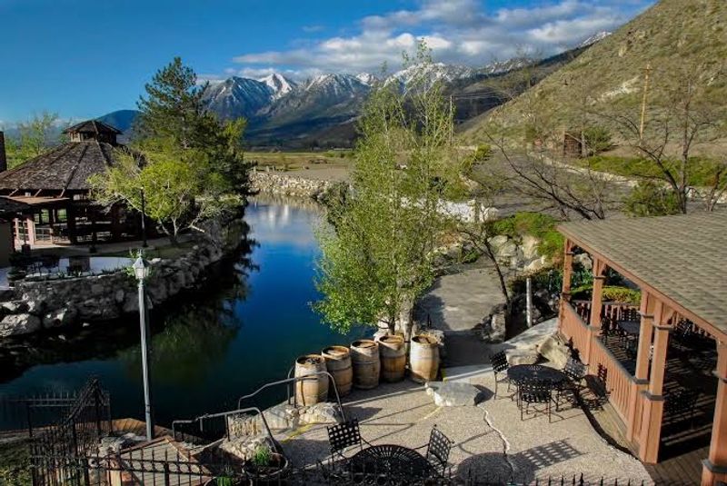 Dinner At A Rustic Mountain Lodge