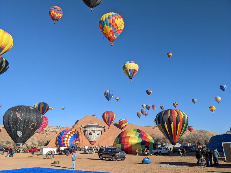 Cliffs, Canyons, And A Very Colorful Launch Field