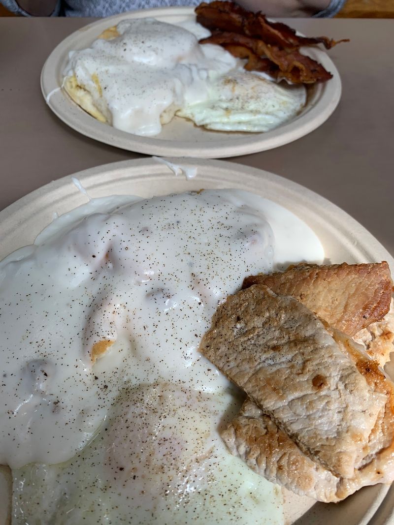 Early Birds Get Biscuits, Gravy, And Country Ham
