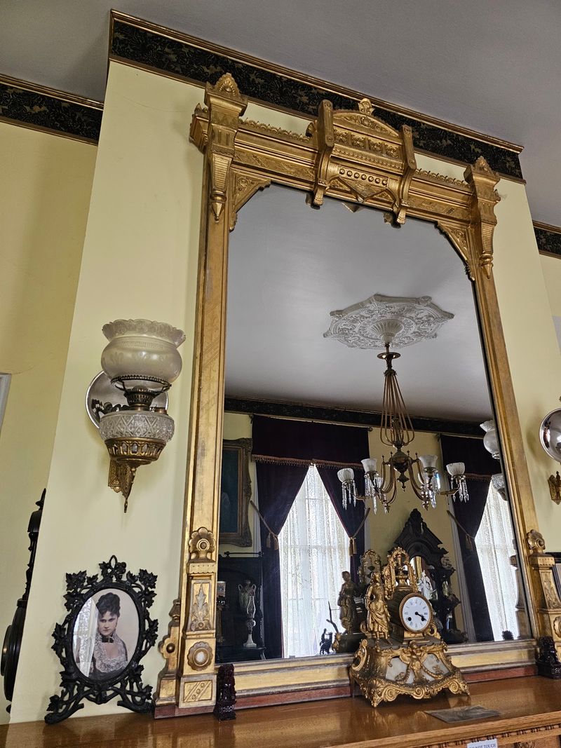 Gold Leaf And Glittering Chandeliers