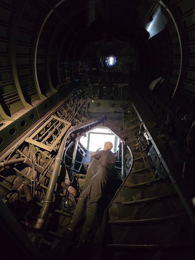Hands On The Controls In The Cockpit