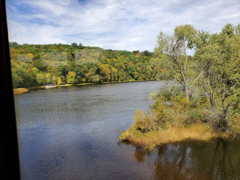 The Leaves Put On Their Best Show When You're Rolling Beside The River