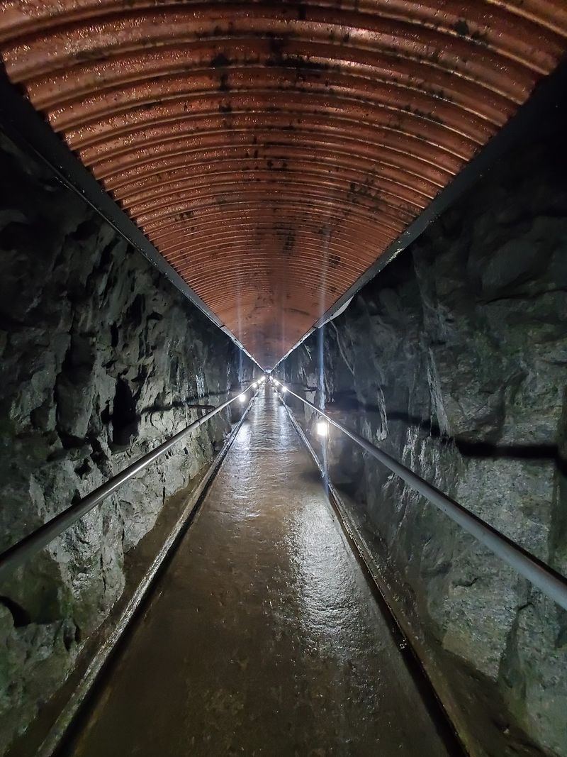 An Elevator Inside The Mountain