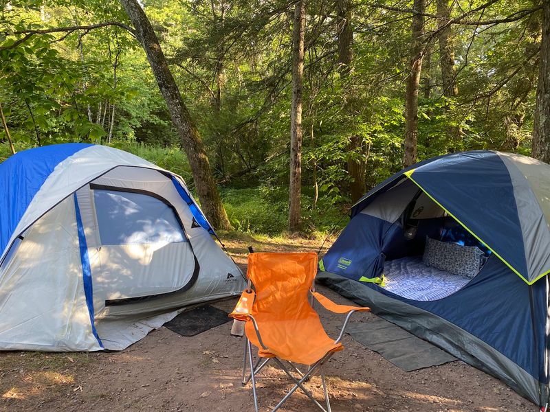 Seven Wooded Loops Mean Your Tent Gets Real Shade