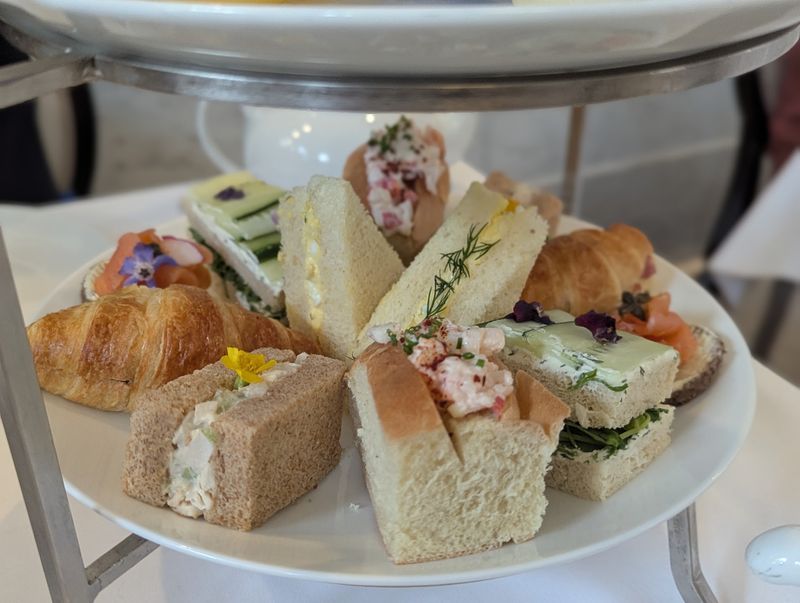 Finger Sandwiches Hold Down The Bottom Tier In Style
