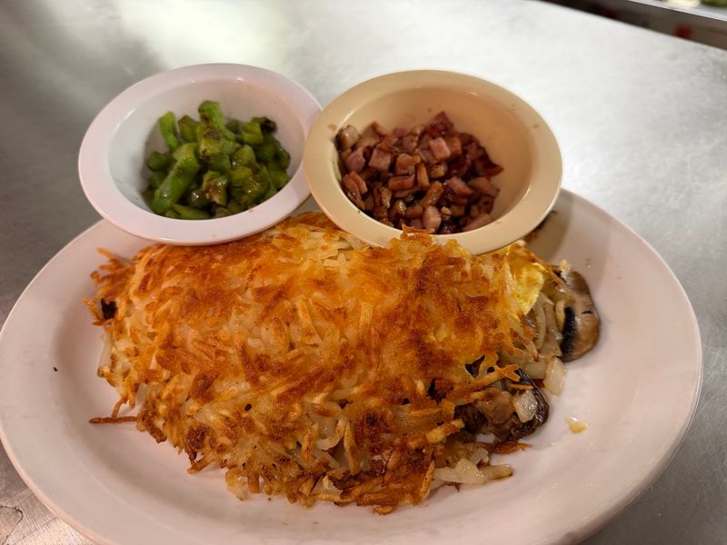 Hash Browns Wrapped Around An Omelet Deserve Your Full Attention