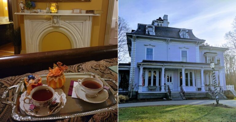 A Four-Course Afternoon Tea Awaits Inside This Stunning 1861 Victorian Mansion In Massachusetts