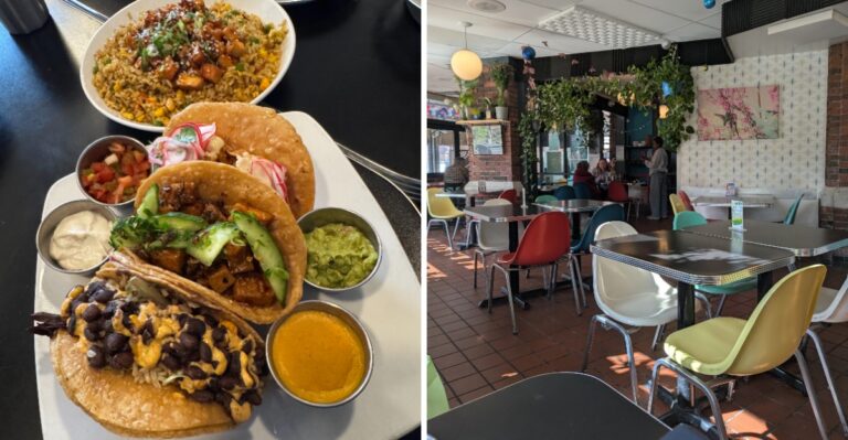 This Michigan Restaurant Turned A 1925 Gas Station Into A Paradise For Plant-Based Food Lovers