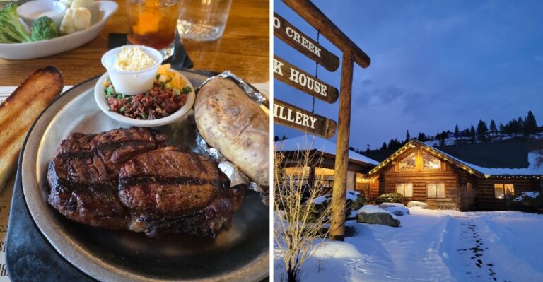 The Ribeye At This Montana Steakhouse Is Worth A Cold-Weather Road Trip