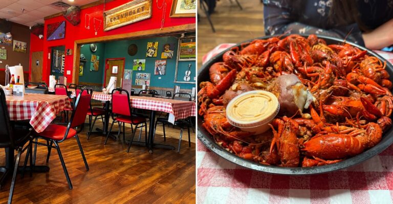 This Louisiana Seafood Spot Piles Fresh Seafood On The Table And Keeps Locals Coming Back