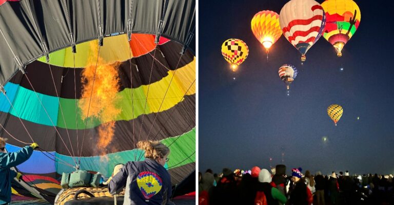 Hundreds Of Hot Air Balloons Lift Off At Once In This New Mexico Field, And Kids Can Walk Right Up To Them
