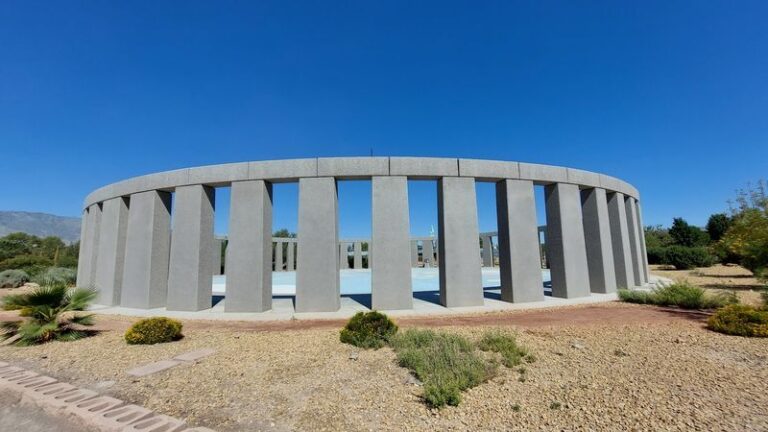 This Free Nevada Desert Stop Lets Kids Stand Inside A Full-Scale Stonehenge Replica
