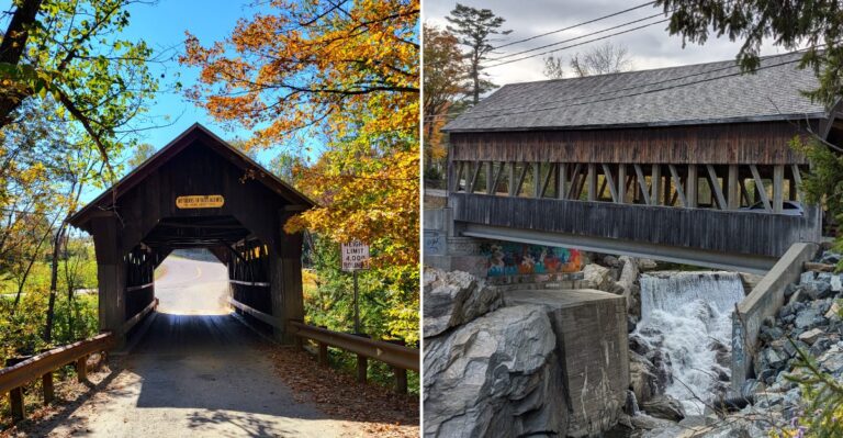 These 8 Vermont Covered Bridges Take On A Quiet, Rustic Beauty Every November