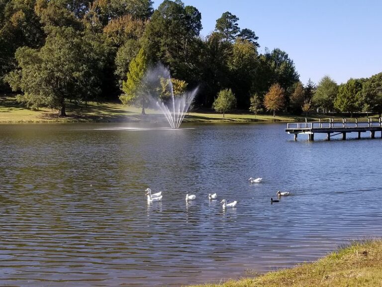 Tupelo Has A Free Lakefront Park Where Kids Feed The Ducks, Then Slow Down At A Granite Wall Of Names