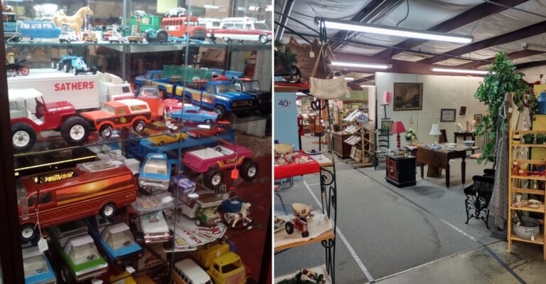 This Giant Indiana Antique Mall Packs About 500 Booths Of Vintage Treasures Under One Roof