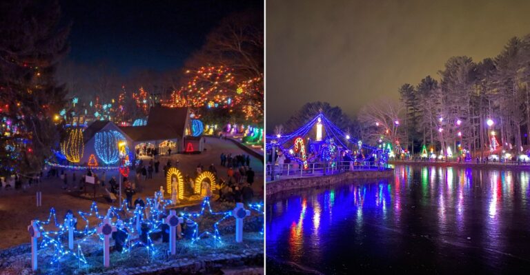 This Massachusetts Shrine Becomes A Christmas Wonderland With Over One Million Lights