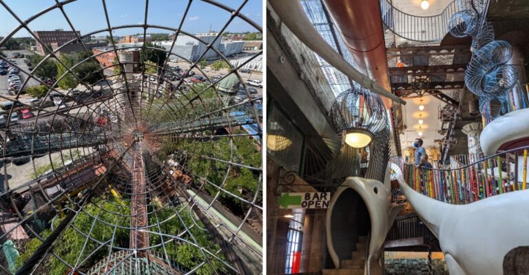 This St. Louis, Missouri Museum Is A Giant Playground Built From Salvaged Junk, And Parents Crawl Through The Tunnels Too