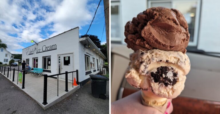 This Old-School Pennsylvania Ice Cream Stand Doesn’t Believe In Small Scoops