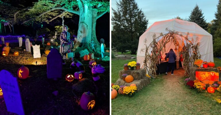 This North Shore Massachusetts Estate Becomes A Glowing Halloween Wonderland With Thousands Of Pumpkins