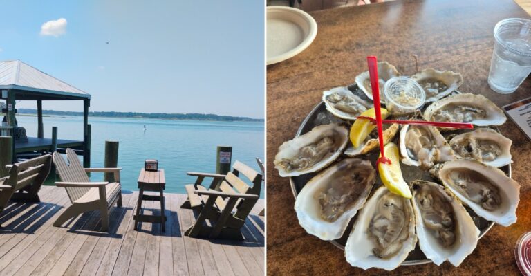 This Virginia Dockside Spot Serves Heaping Crab Legs And Jumbo Shrimp On The Table For Sharing