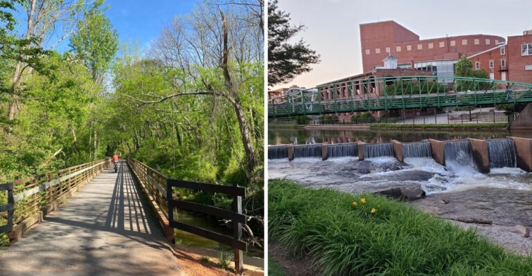 This 32-Mile South Carolina Bike Trail Follows An Old Railroad Past Scenic Parks And Charming Downtowns