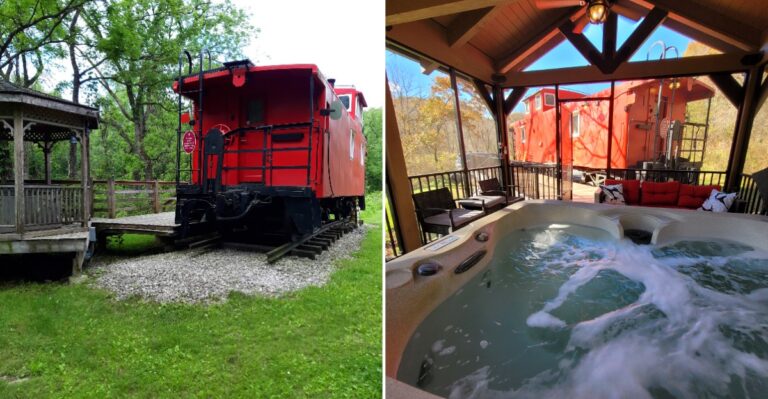 This Vintage Railroad Caboose Hidden In Wisconsin’s Countryside Has Become One Of The Most Unusual Vacation Rentals