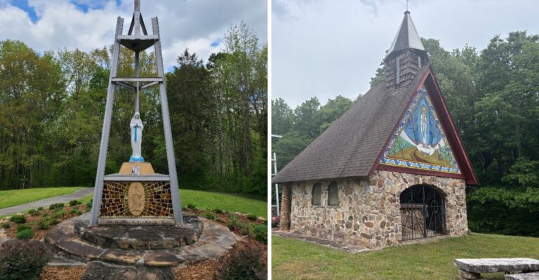 This Little-Known Tennessee Shrine Feels Worlds Away In A Quiet Mountain Clearing