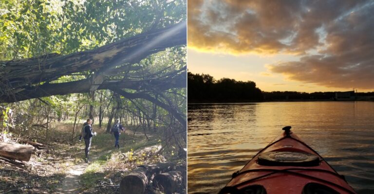 The Kansas Riverfront Trail That Comes Alive With Colorful Fall Foliage