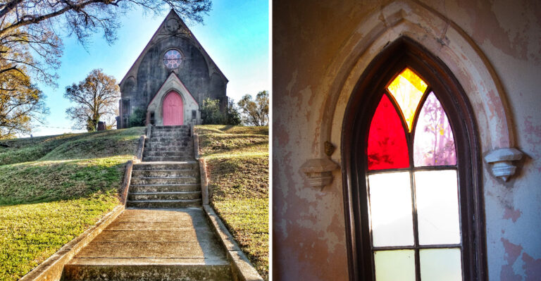 Step Inside Trinity Episcopal Church In Natchez, Mississippi, And Watch Its Tiffany Windows Change Color As The Sun Moves