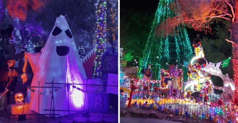 This Nevada Park Turns Into A Spooky Fall Wonderland Of Lights, And Every Ticket Supports A Good Cause