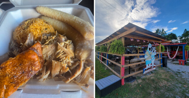 Follow The Smell Of Slow-Roasted Pork To This Open-Air Puerto Rican Kitchen On The Mississippi Coast