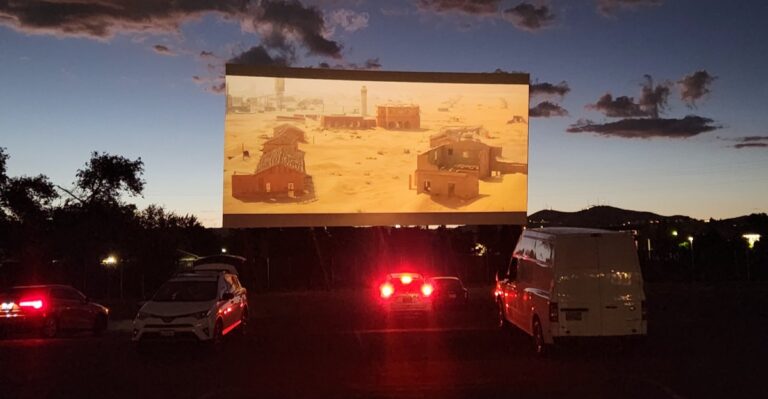 This Nevada Drive-In Still Runs Double Features, And A Parent With Two Kids Pays Under $15