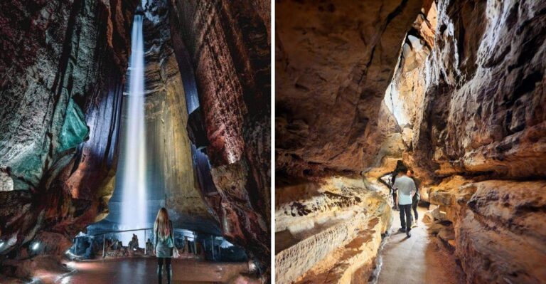 This Tennessee Mountain Hides A 145-Foot Underground Waterfall Beneath The Ground